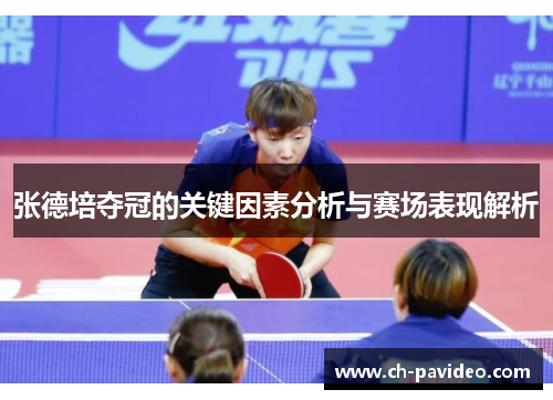 张德培夺冠的关键因素分析与赛场表现解析